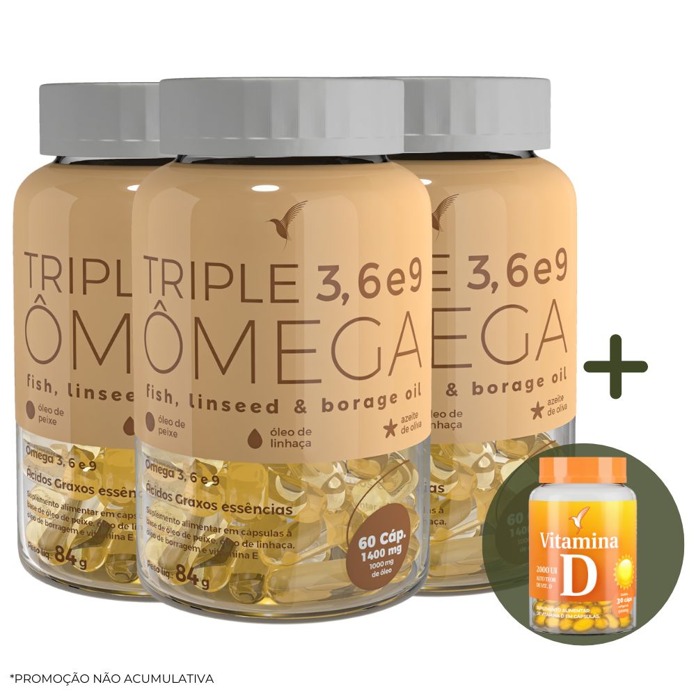 DOIS TRIPLE OMEGA E GANHA VITAMINA D DOIS TRIPLE OMEGA E GANHA VITAMINA D